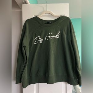Dry Goods Script Sweatshirt